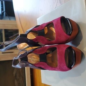 Jessica Simpson Cranberry/Maya Size 7